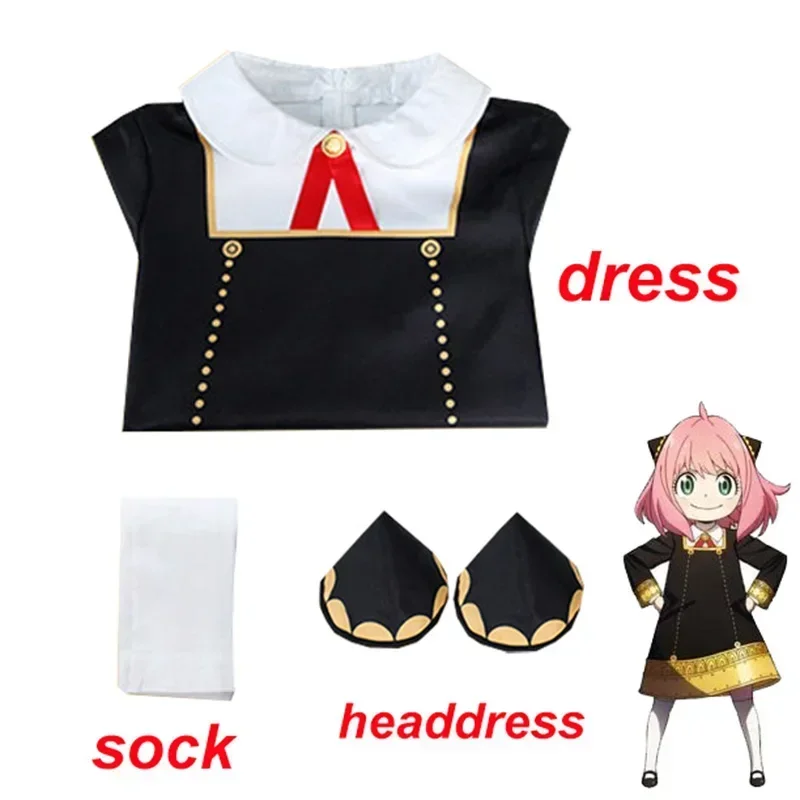 Anime Cosplay Anya - Anime Spy Family Anya Fake Cosplay