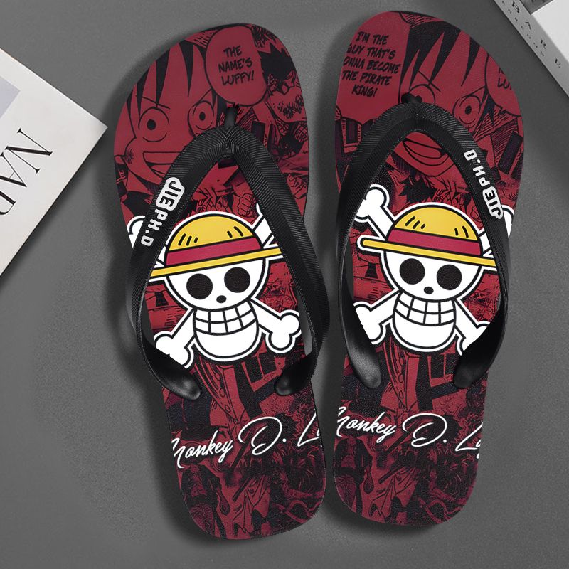 New One Piece anime flip-flops - Anime Cosplay Ai ulasan dan harga