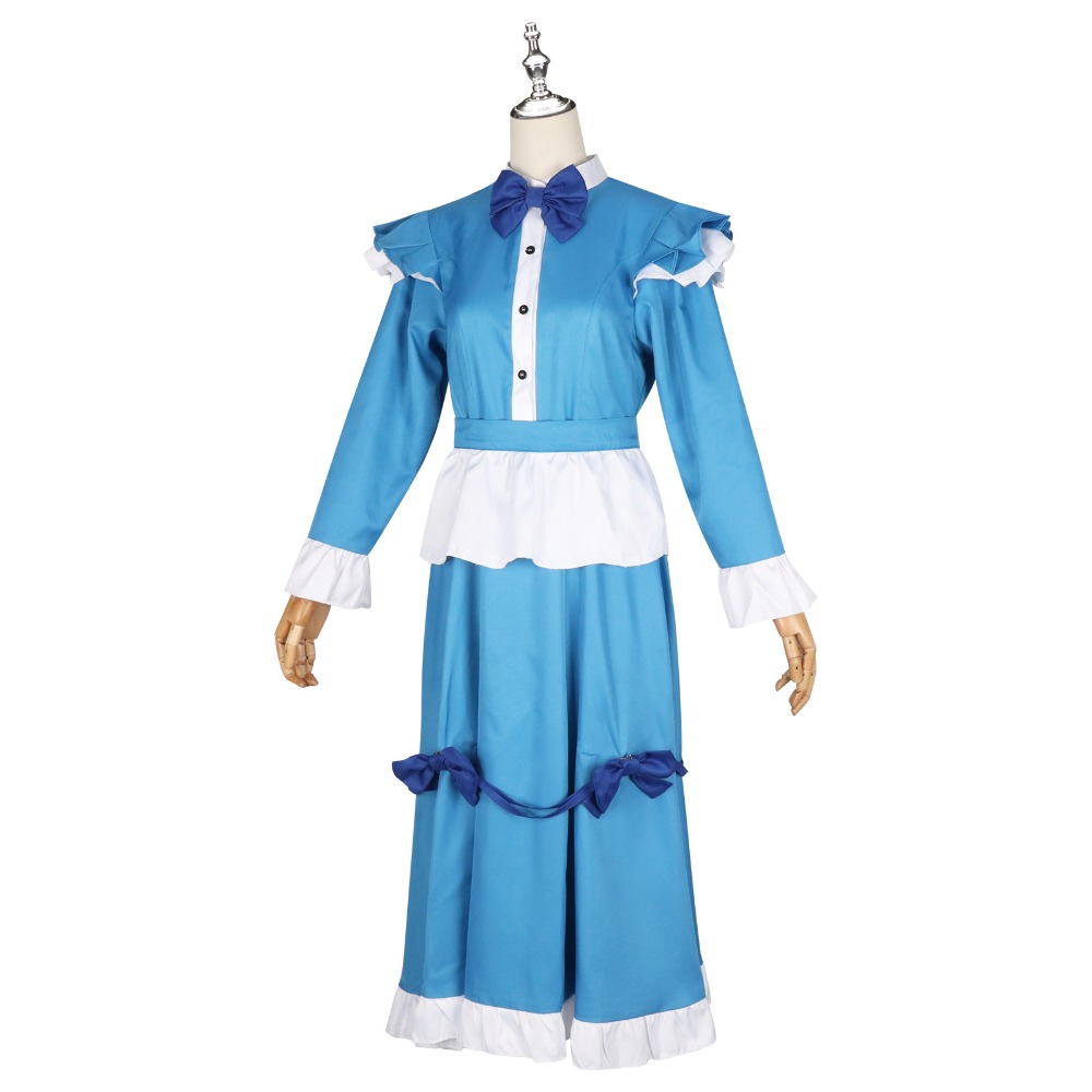 Poppy Red Hair Cosplay Costume - Anime Cosplay Blue Hair ulasan dan harga
