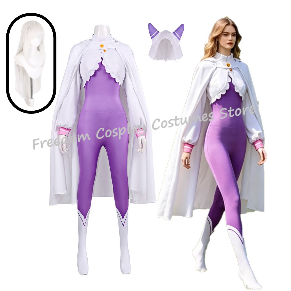 NEW Emilia Rezero Cosplay Cost - Anime Cosplay Re Zero ulasan dan harga