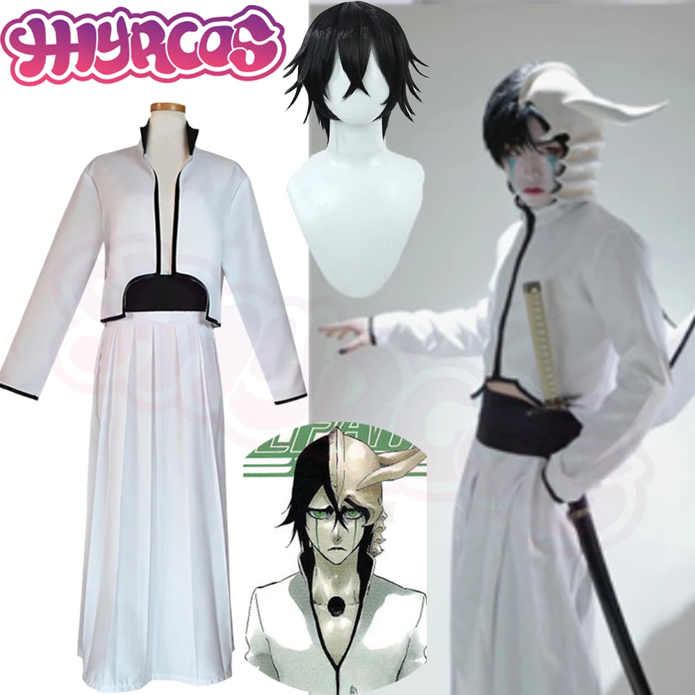 CosplayAnime Bleach Ulquiorra' - Cosplay Anime White Hair ulasan dan harga
