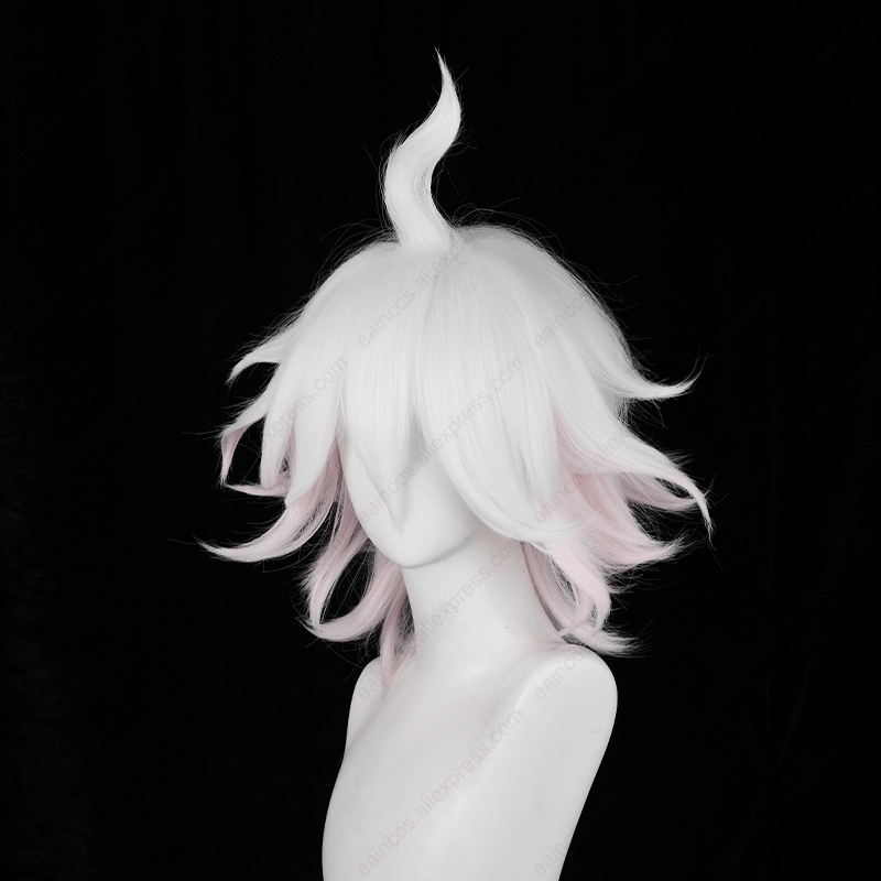Anime Nagito Komaeda Cosplay W - Cosplay Anime White Hair ulasan dan harga