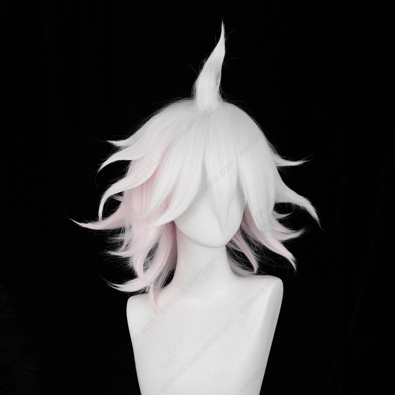 Anime Nagito Komaeda Cosplay W - Cosplay Anime White Hair ulasan dan harga