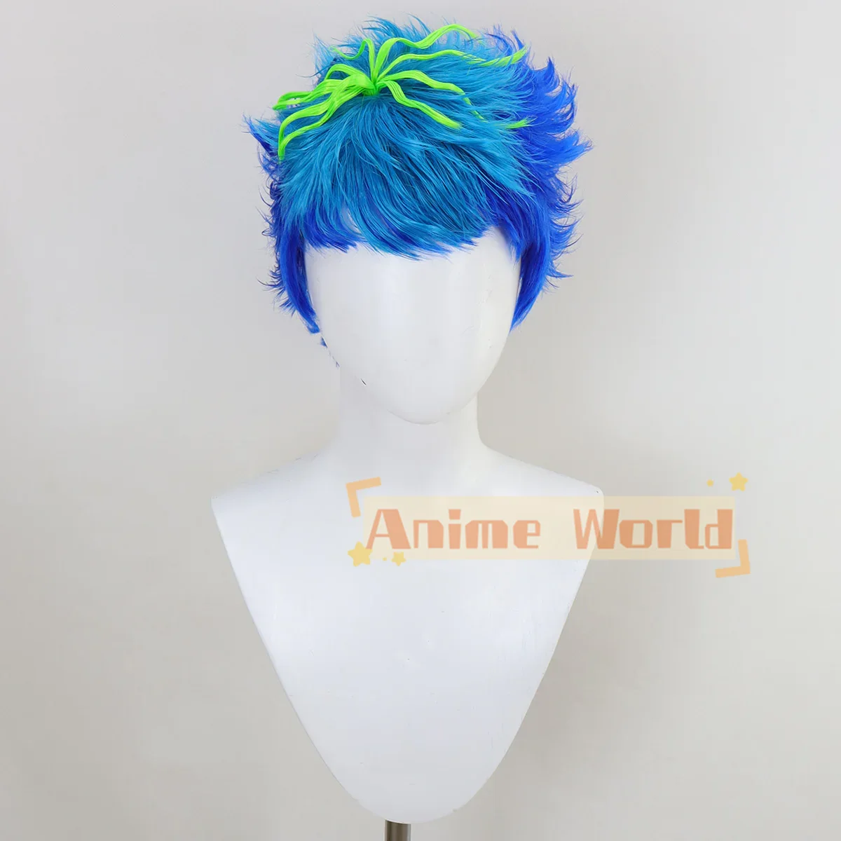 Your Turn To Die Naomichi Kuru - Anime Cosplay Blue Hair ulasan dan harga