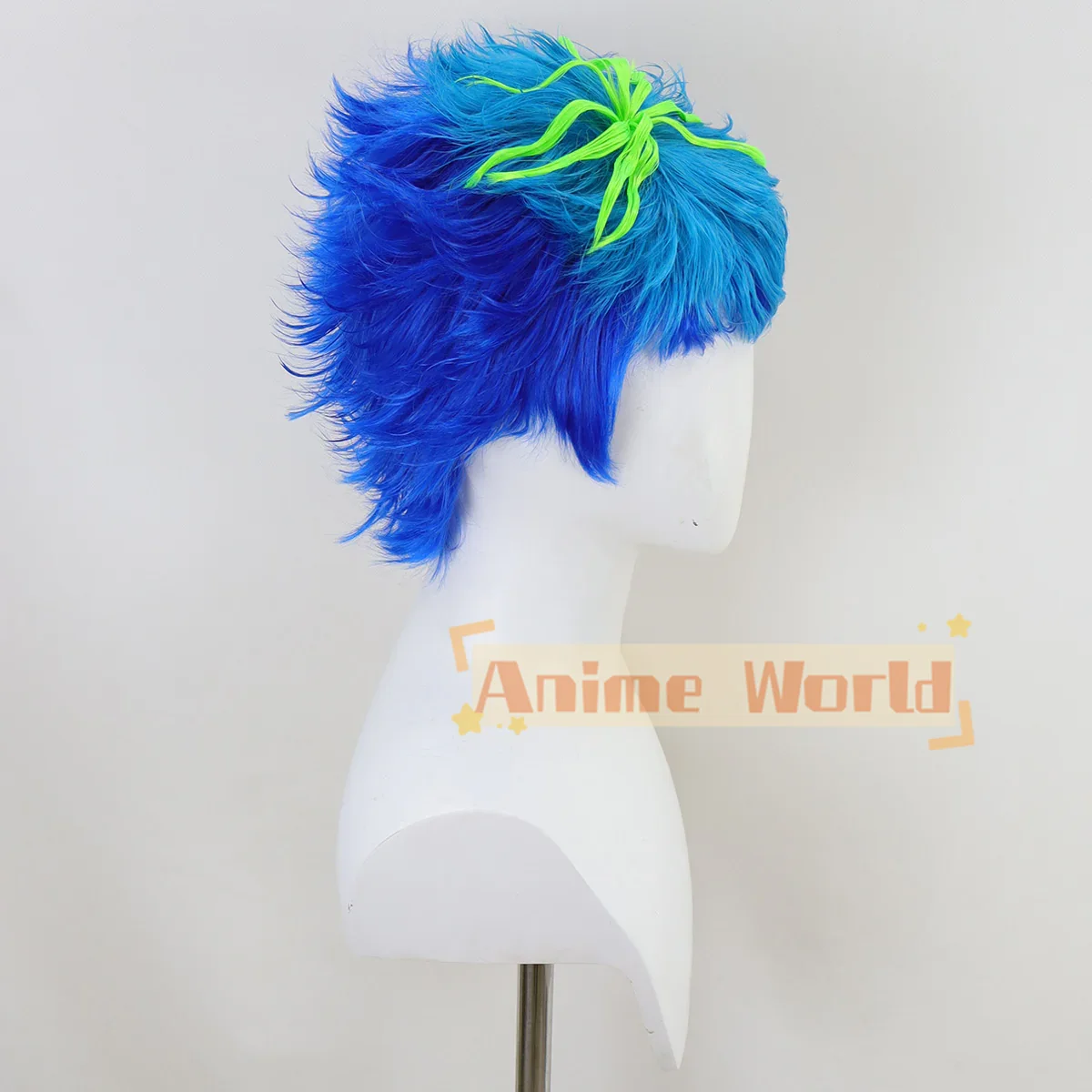 Your Turn To Die Naomichi Kuru - Anime Cosplay Blue Hair ulasan dan harga