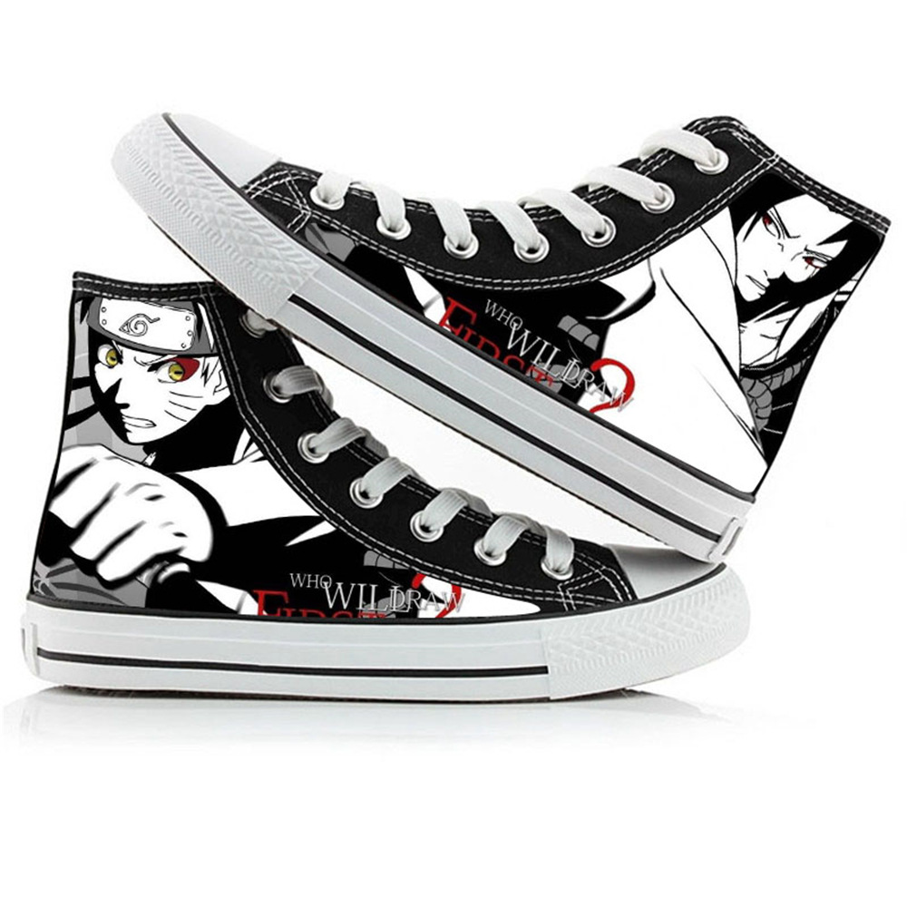 Naruto Uzumaki High-Top Canvas - Anime Cosplay Ideas For Women ulasan dan harga