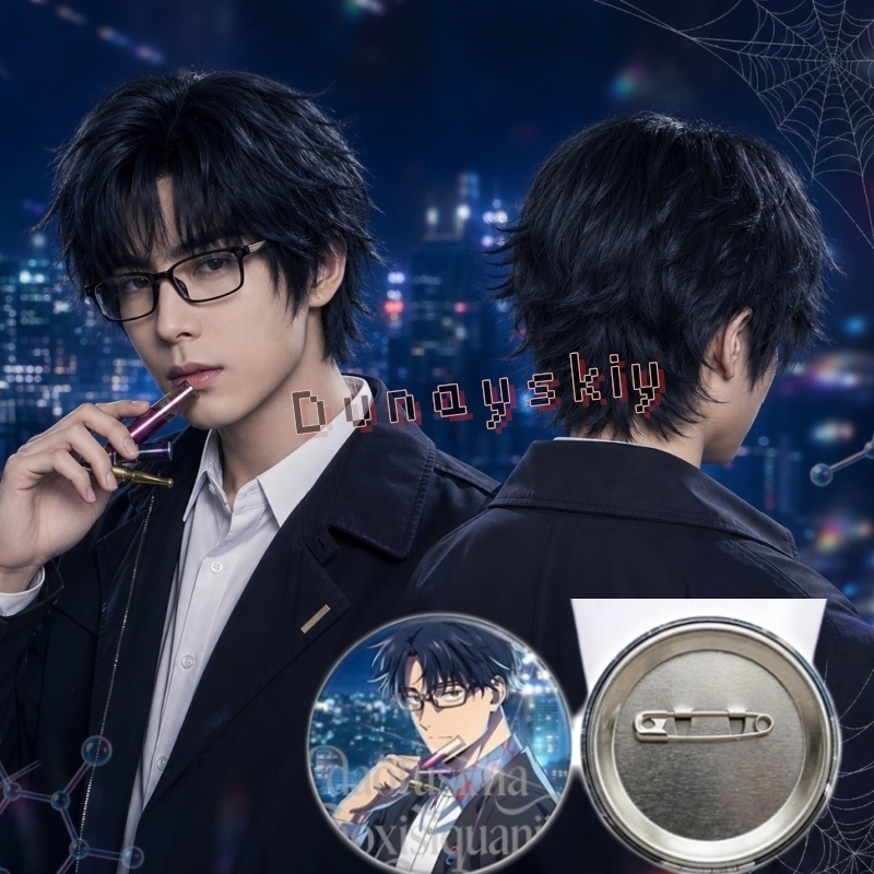 Anime MARRIAGETOXIN Cosplay Wi - Anime Cosplay Blue Hair ulasan dan harga