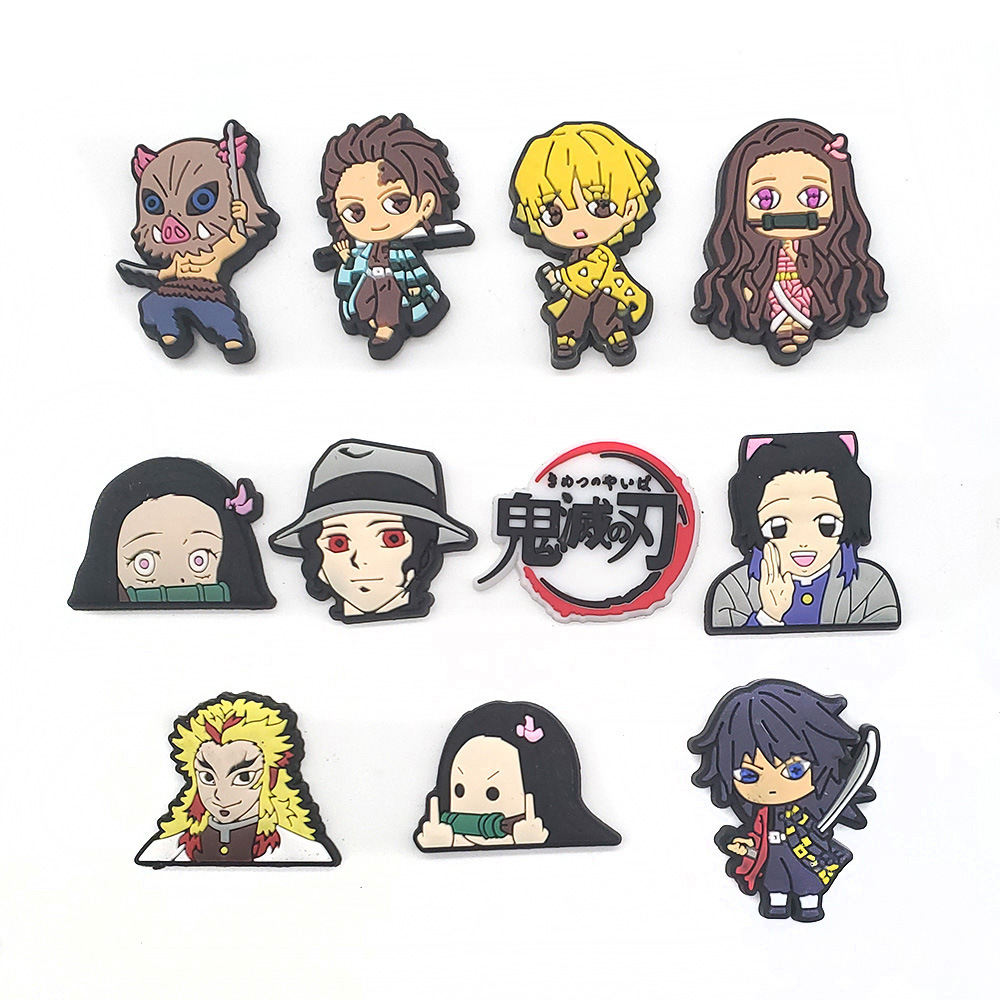 11pcs Set Demon Slayer Cartoon - Anime Cosplay Tanjiro ulasan dan harga