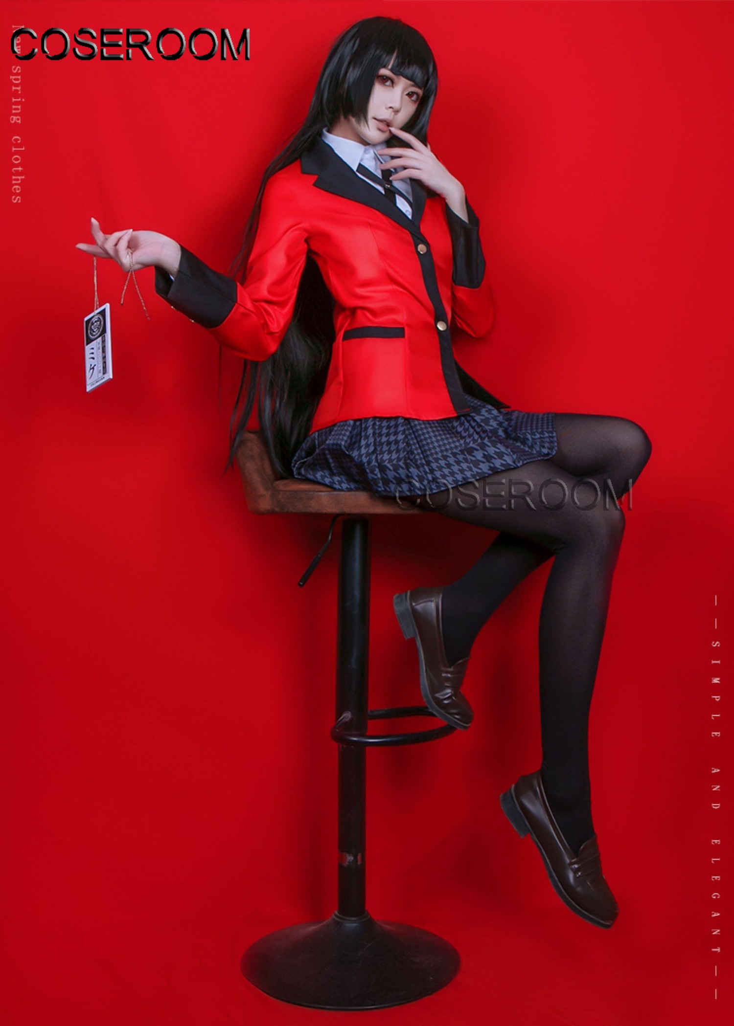 Anime Kakegurui Compulsive Gam - Anime Cosplay Yumeko ulasan dan harga