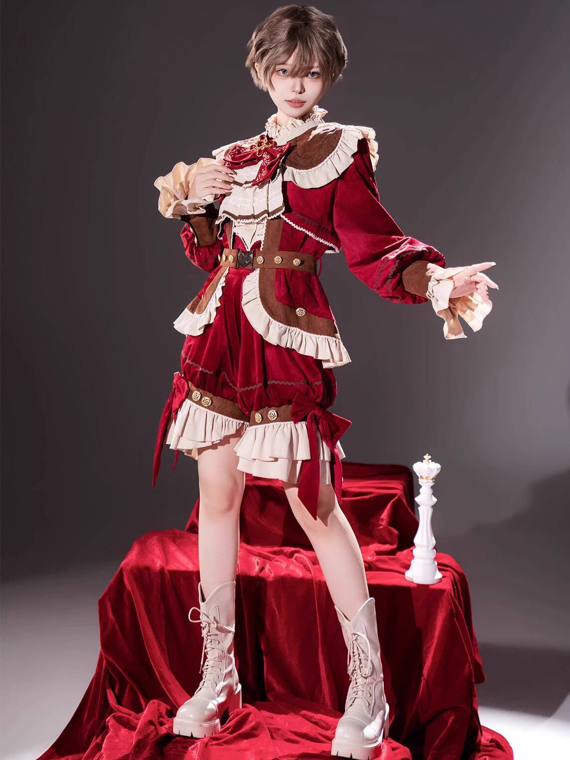 New Black Tea Pancake Lolita W - Anime Cosplay Lolita ulasan dan harga