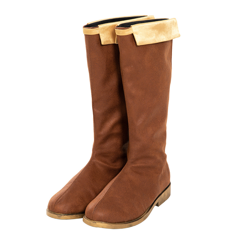 Link Leather Hero Tunic Shoes  - Anime Cosplay Link ulasan dan harga