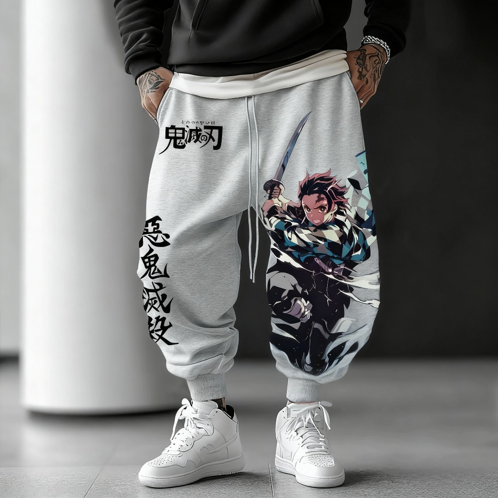 Unisex Pure Cotton Pants Demon - Anime Cosplay Tanjiro ulasan dan harga