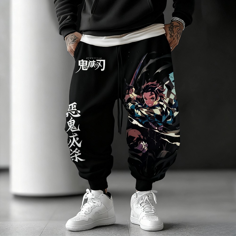 Unisex Pure Cotton Pants Demon - Anime Cosplay Tanjiro ulasan dan harga