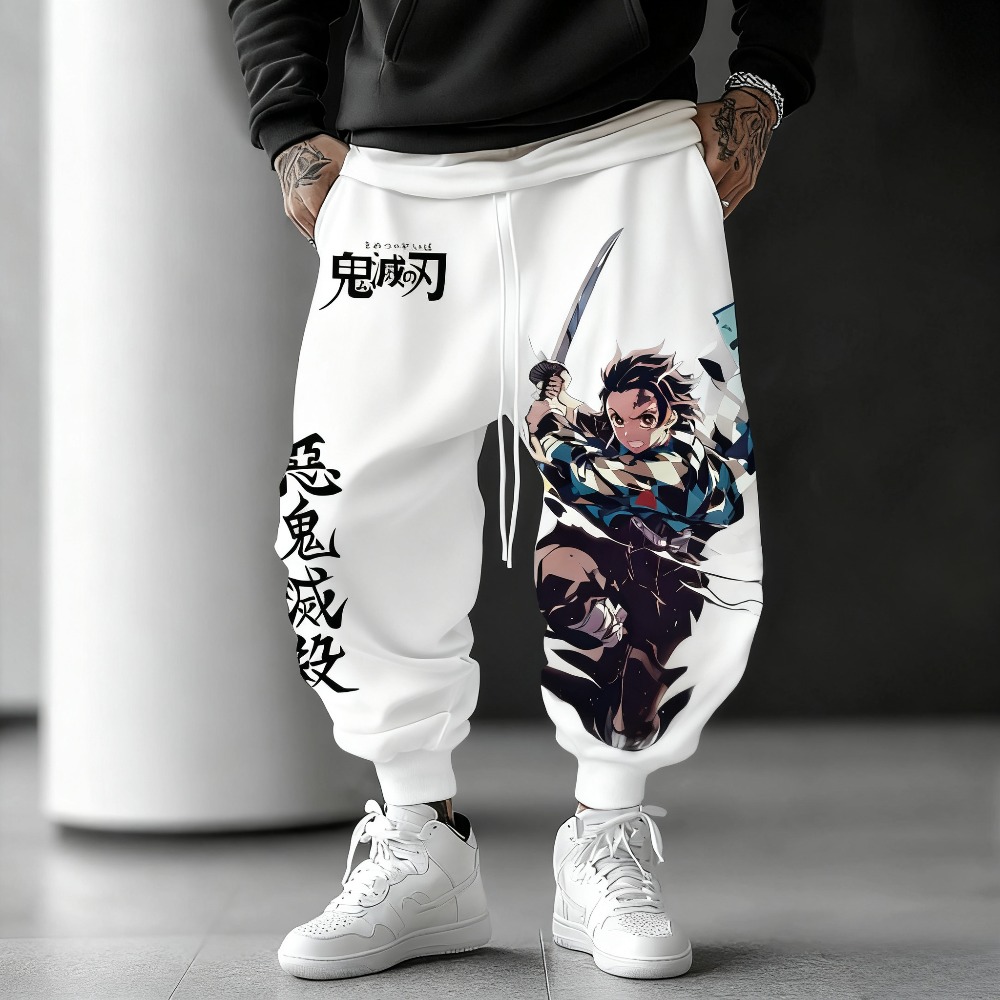 Unisex Pure Cotton Pants Demon - Anime Cosplay Tanjiro ulasan dan harga