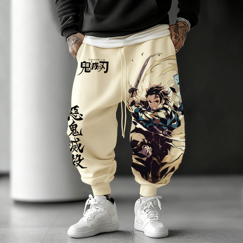 Unisex Pure Cotton Pants Demon - Anime Cosplay Tanjiro ulasan dan harga