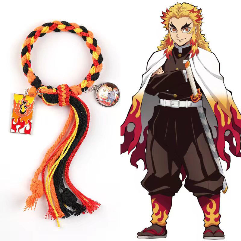 Demon Slayer Bracelet Tanjiro  - Anime Cosplay Tanjiro ulasan dan harga