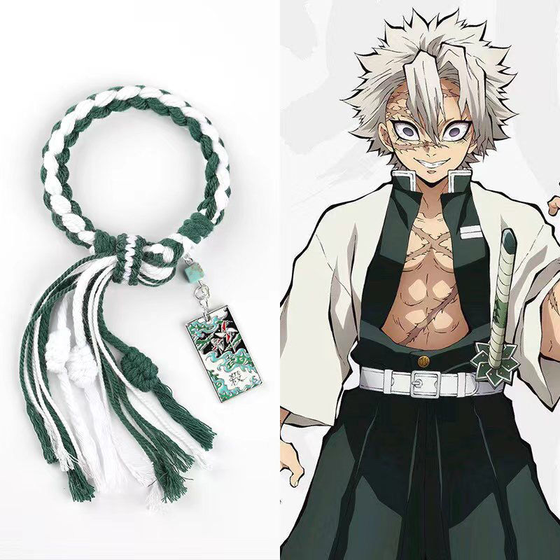 Demon Slayer Bracelet Tanjiro  - Anime Cosplay Tanjiro ulasan dan harga