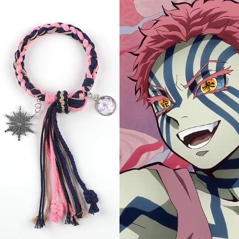 Demon Slayer Bracelet Tanjiro  - Anime Cosplay Tanjiro ulasan dan harga