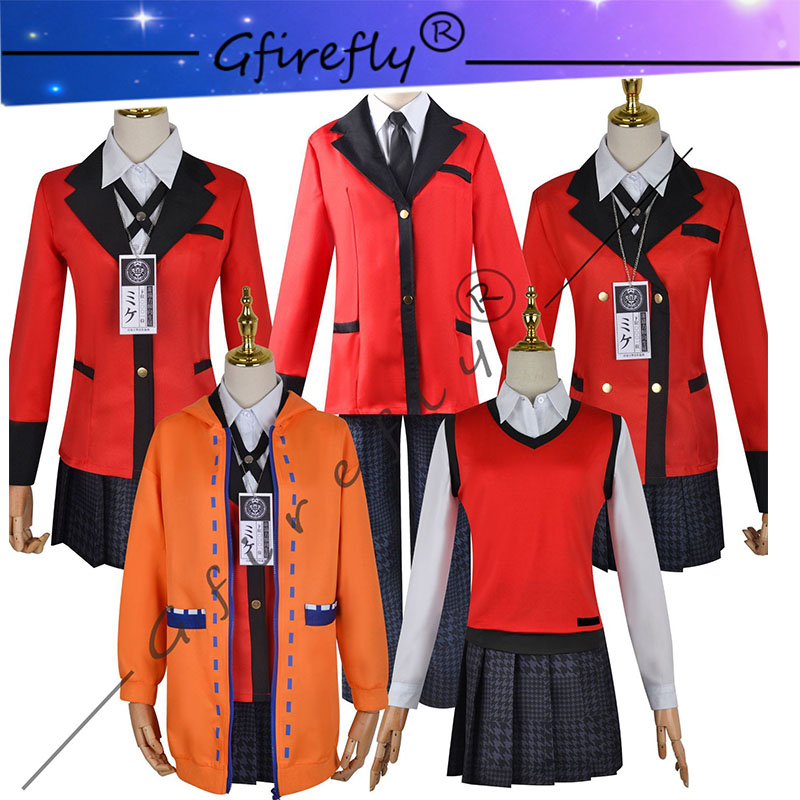 Kakegurui Cosplay Costume Jyab - Anime Cosplay Yumeko ulasan dan harga