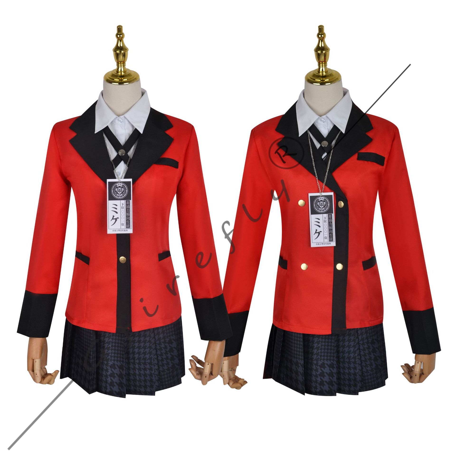 Kakegurui Cosplay Costume Jyab - Anime Cosplay Yumeko ulasan dan harga