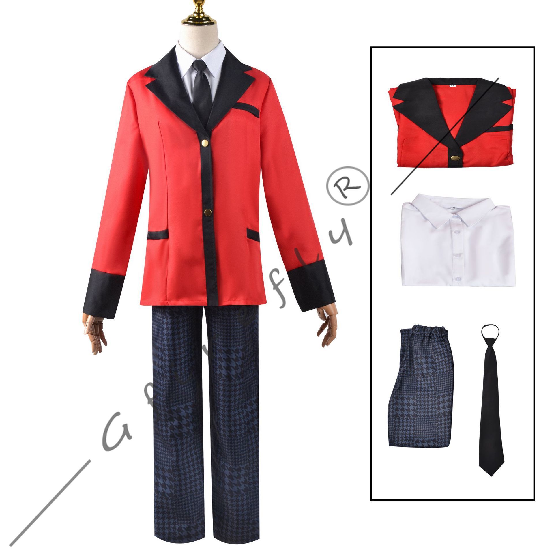 Kakegurui Cosplay Costume Jyab - Anime Cosplay Yumeko ulasan dan harga