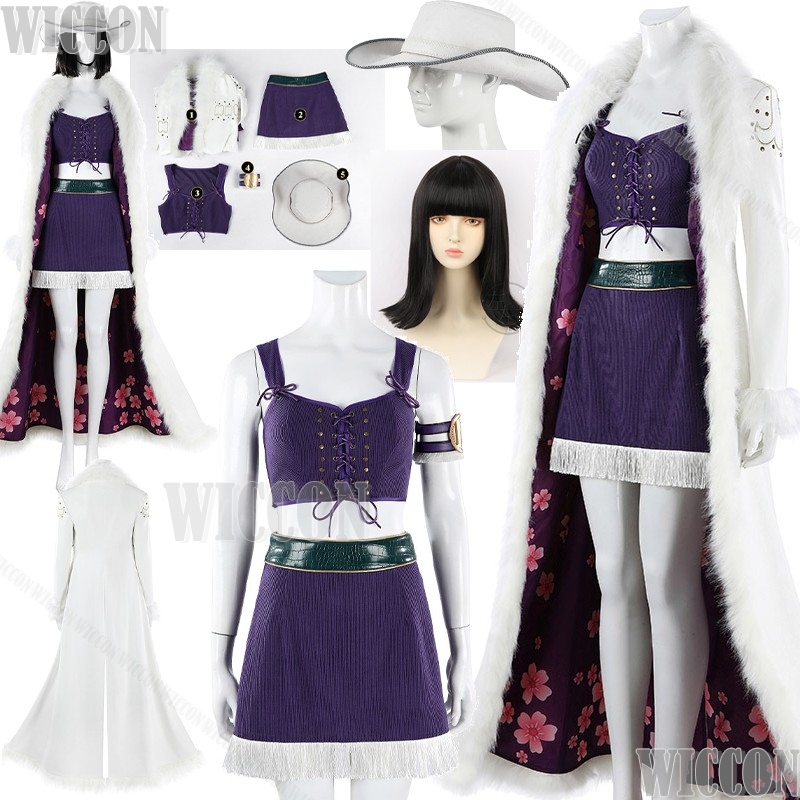 Nico Anime Movie Robin cosplay - Cosplay Anime White Hair ulasan dan harga
