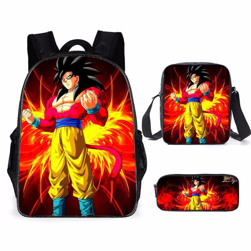 Kawaii Cartoon Saiyan Print Ba - Anime Cosplay Ai ulasan dan harga
