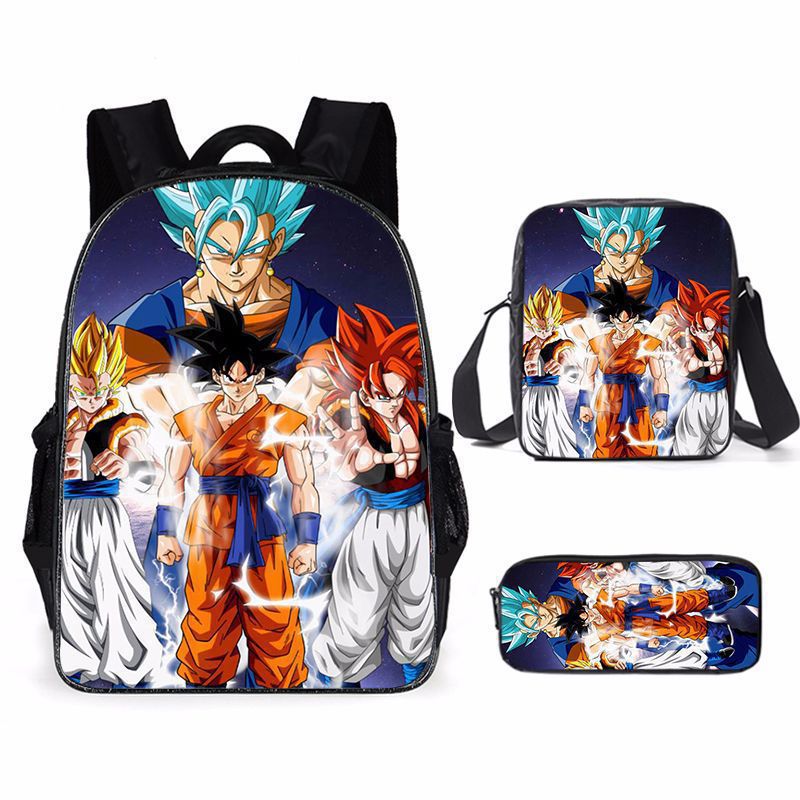 Kawaii Cartoon Saiyan Print Ba - Anime Cosplay Ai ulasan dan harga