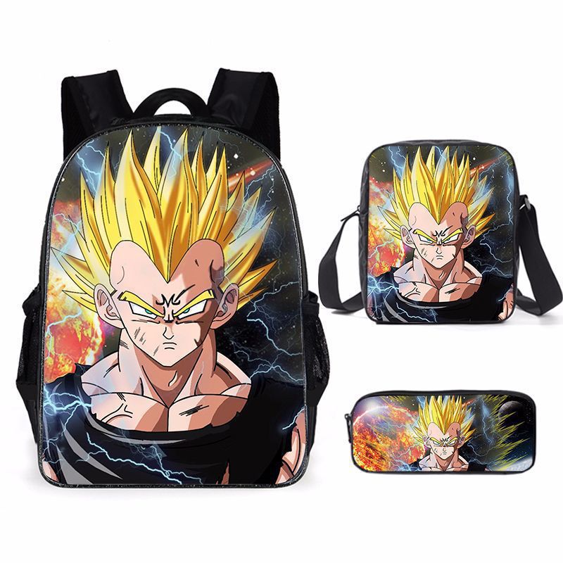 Kawaii Cartoon Saiyan Print Ba - Anime Cosplay Ai ulasan dan harga