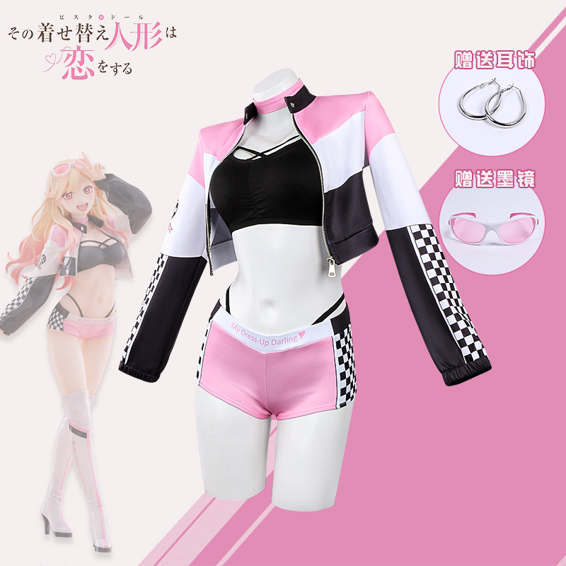 Anime My Dress Up Darling Wig  - Anime Cosplay Marin ulasan dan harga