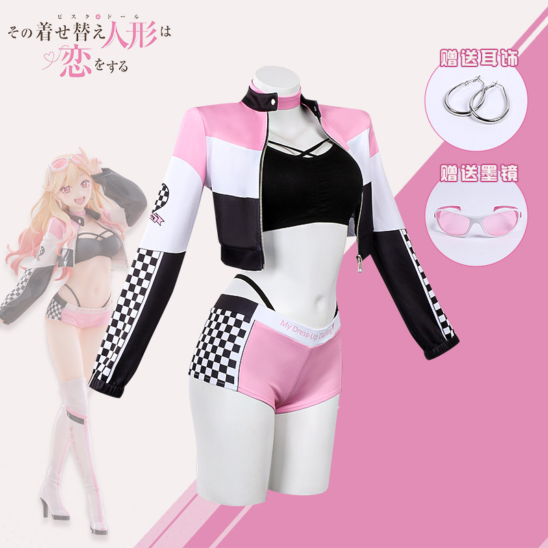 Anime My Dress Up Darling Wig  - Anime Cosplay Marin ulasan dan harga