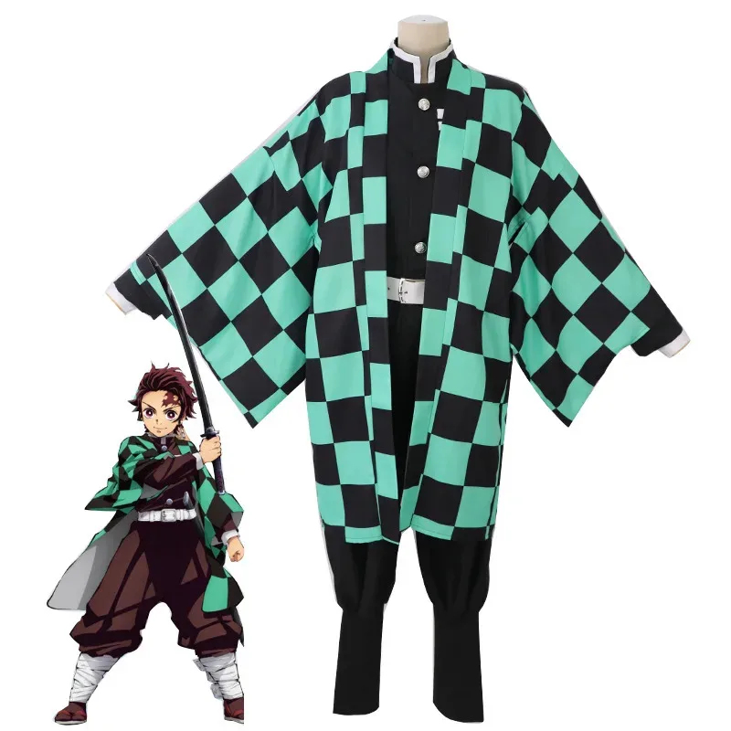 Costumes Men Ghost Slayer Blad - Anime Cosplay Tanjiro ulasan dan harga