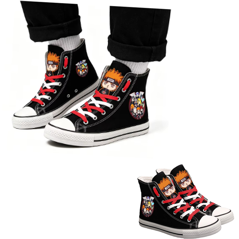 Naruto Uzumaki High-Top Canvas - Anime Cosplay Ideas For Women ulasan dan harga