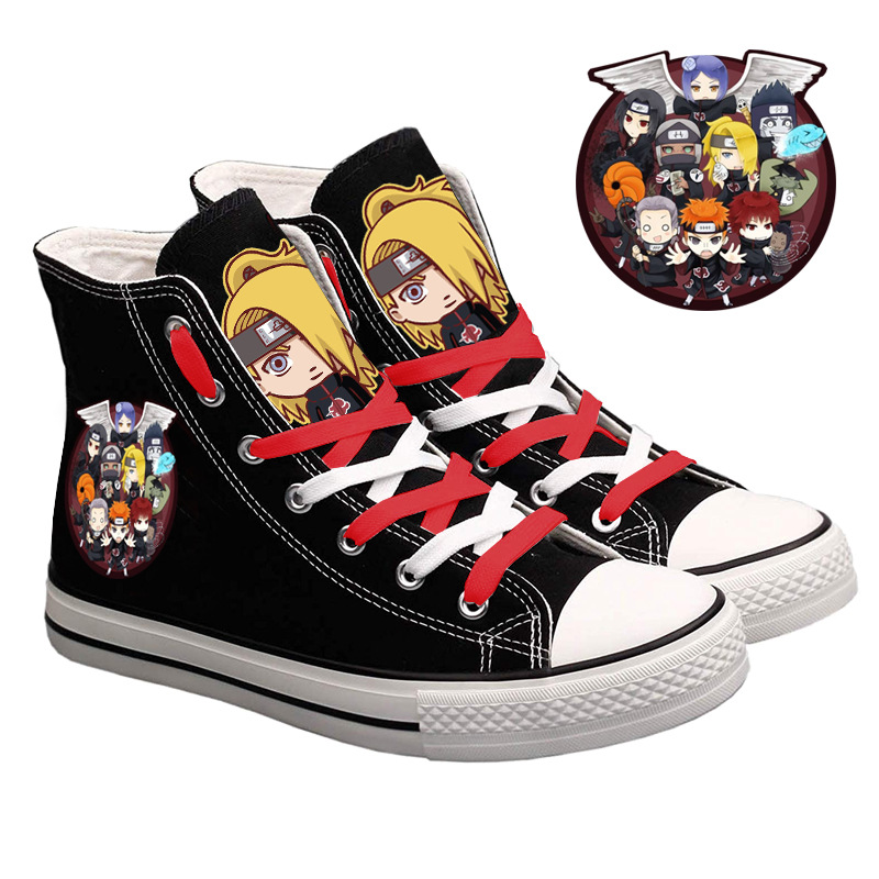 Naruto Uzumaki High-Top Canvas - Anime Cosplay Ideas For Women ulasan dan harga