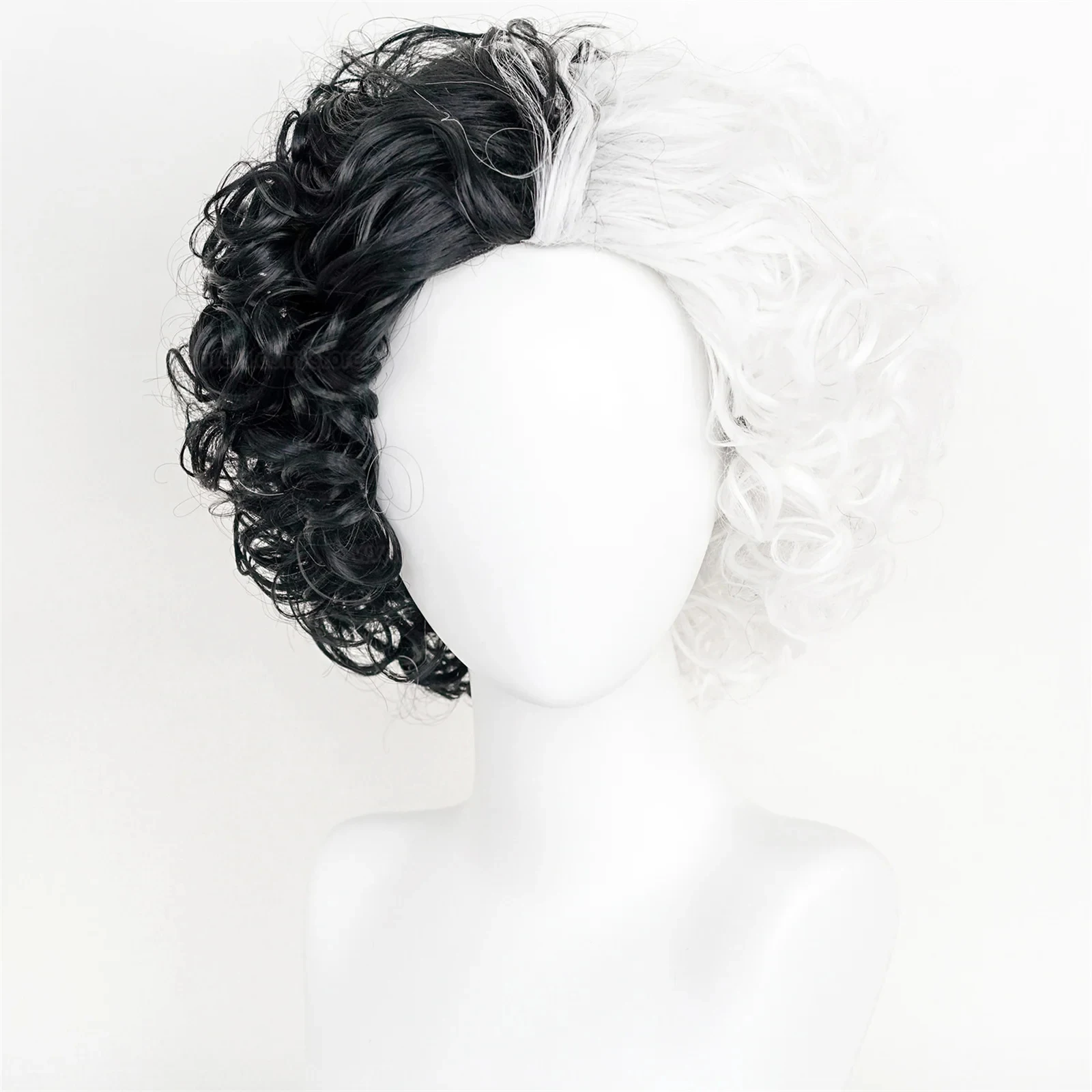 Convention Anime Cruella de Vi - Cosplay Anime White Hair ulasan dan harga