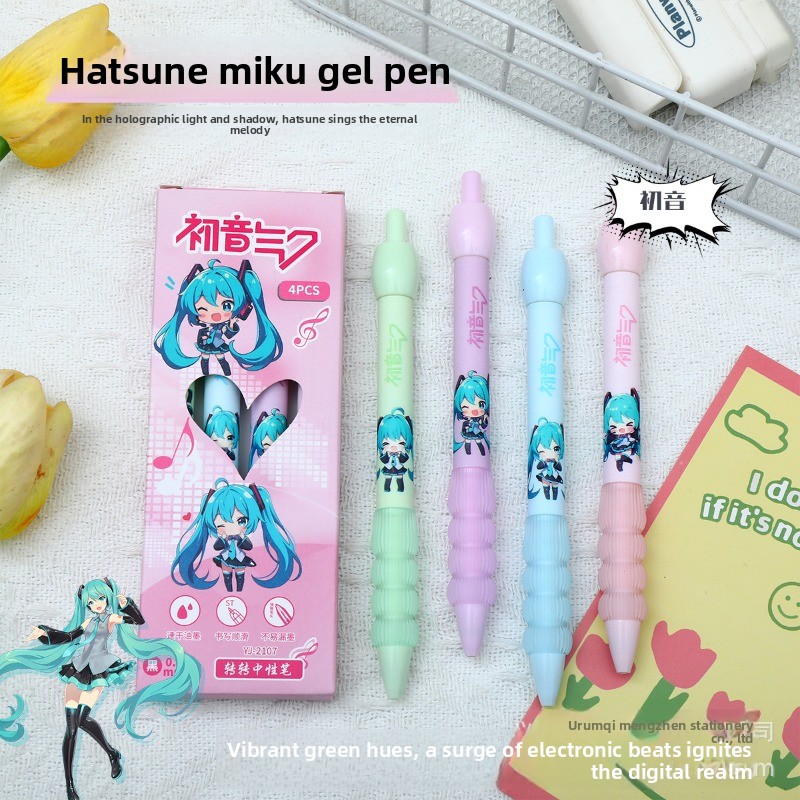 Kawaii Hatsune Miku Gel Pen Cu - Anime Cosplay Ai ulasan dan harga
