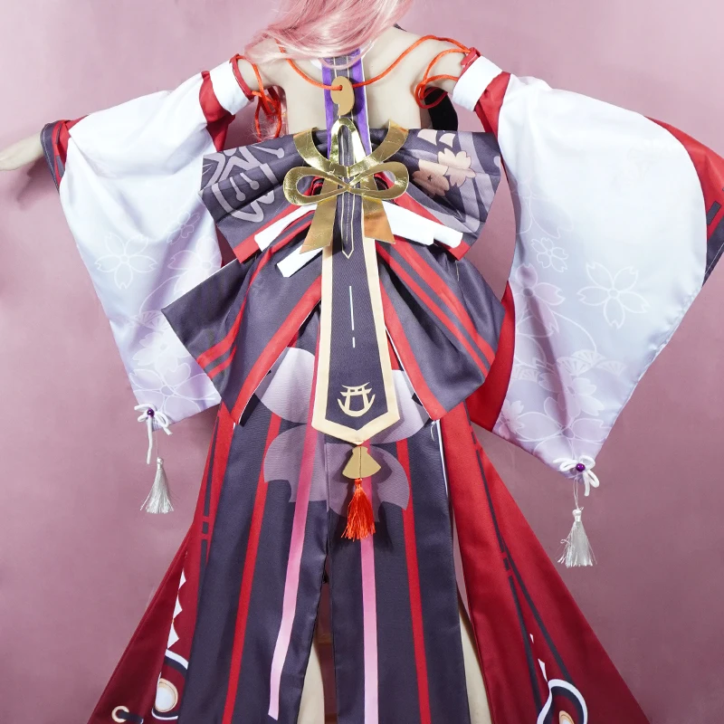 Yae Miko Cosplay Costume Impac - Cosplay Anime Yae Miko ulasan dan harga