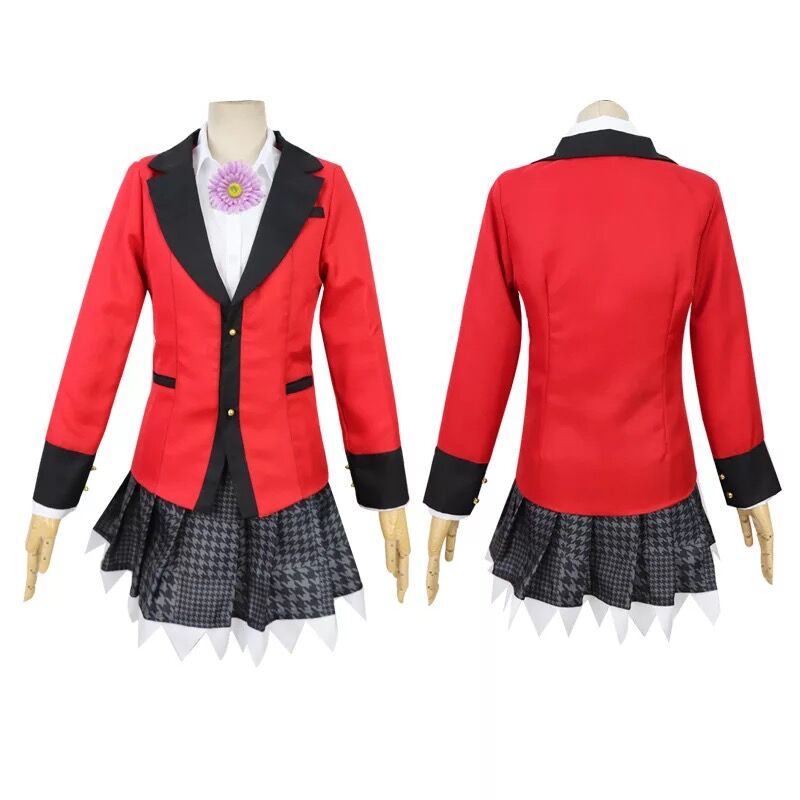 Anime Kakegurui Yumeko Costume - Anime Cosplay Yumeko ulasan dan harga
