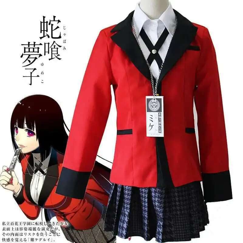 Anime Kakegurui Jabami Yumeko  - Anime Cosplay Yumeko ulasan dan harga
