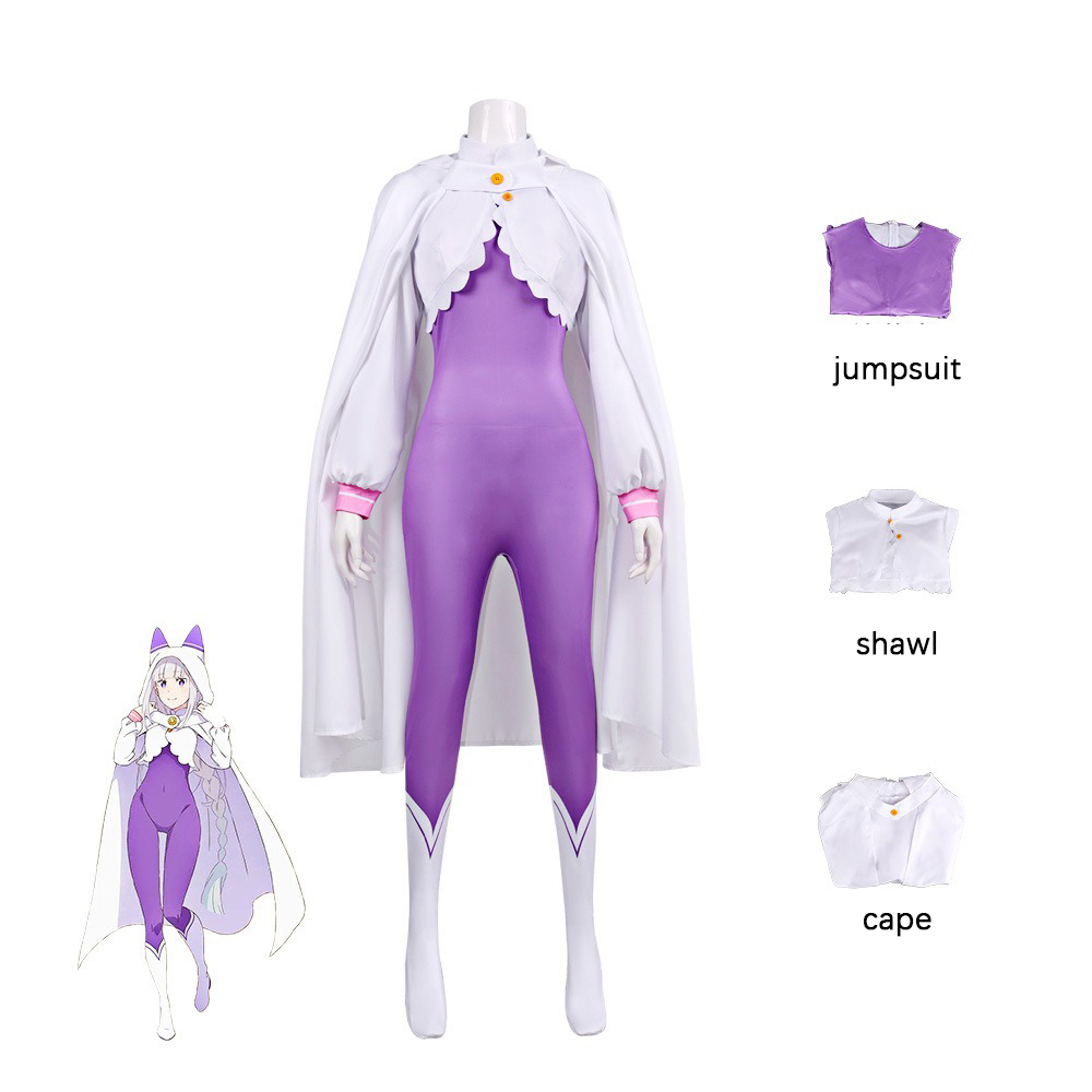 Anime Emilia Cosplay Costume P - Anime Cosplay Re Zero ulasan dan harga