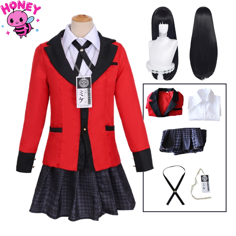 Anime Jabami Yumeko Cosplay Co - Anime Cosplay Yumeko ulasan dan harga