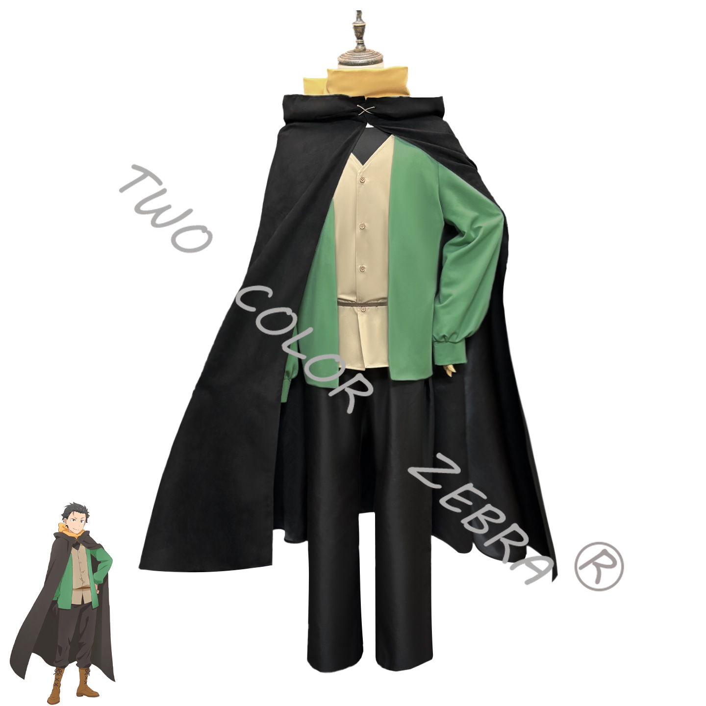 Natsuki Subaru Cosplay Costume - Anime Cosplay Re Zero ulasan dan harga