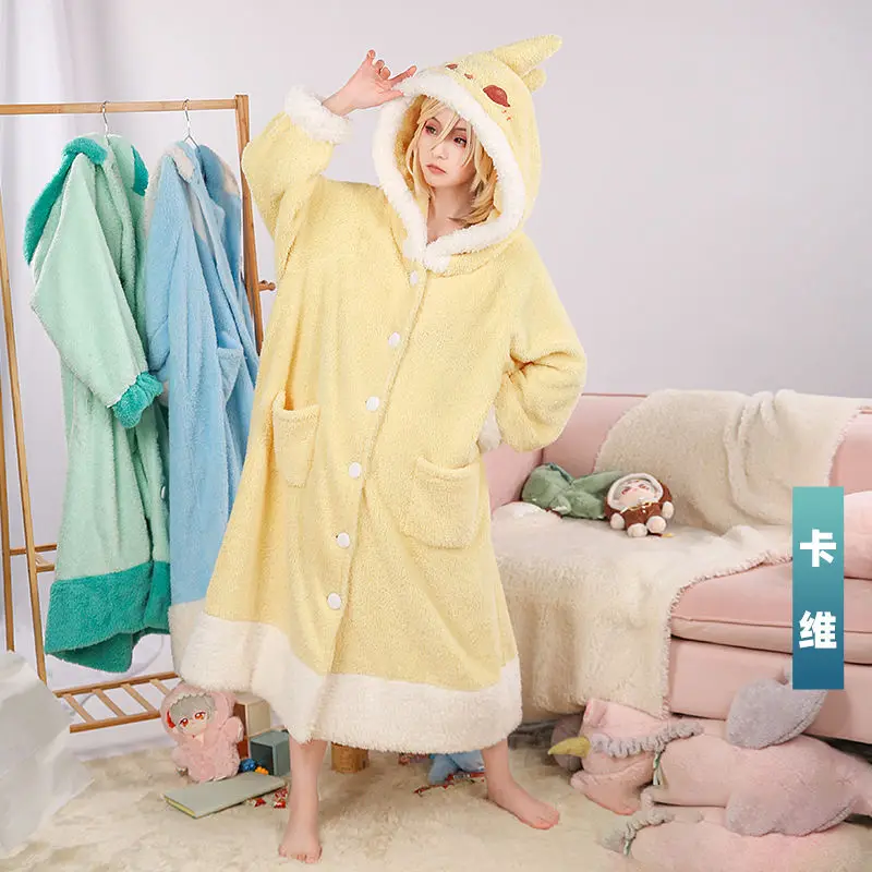 Anime Pajamas Set Zhongli Xiao - Cosplay Anime Yae Miko ulasan dan harga