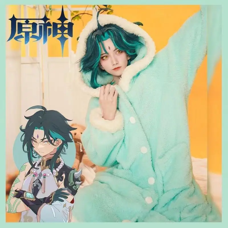 Anime Pajamas Set Zhongli Xiao - Cosplay Anime Yae Miko ulasan dan harga