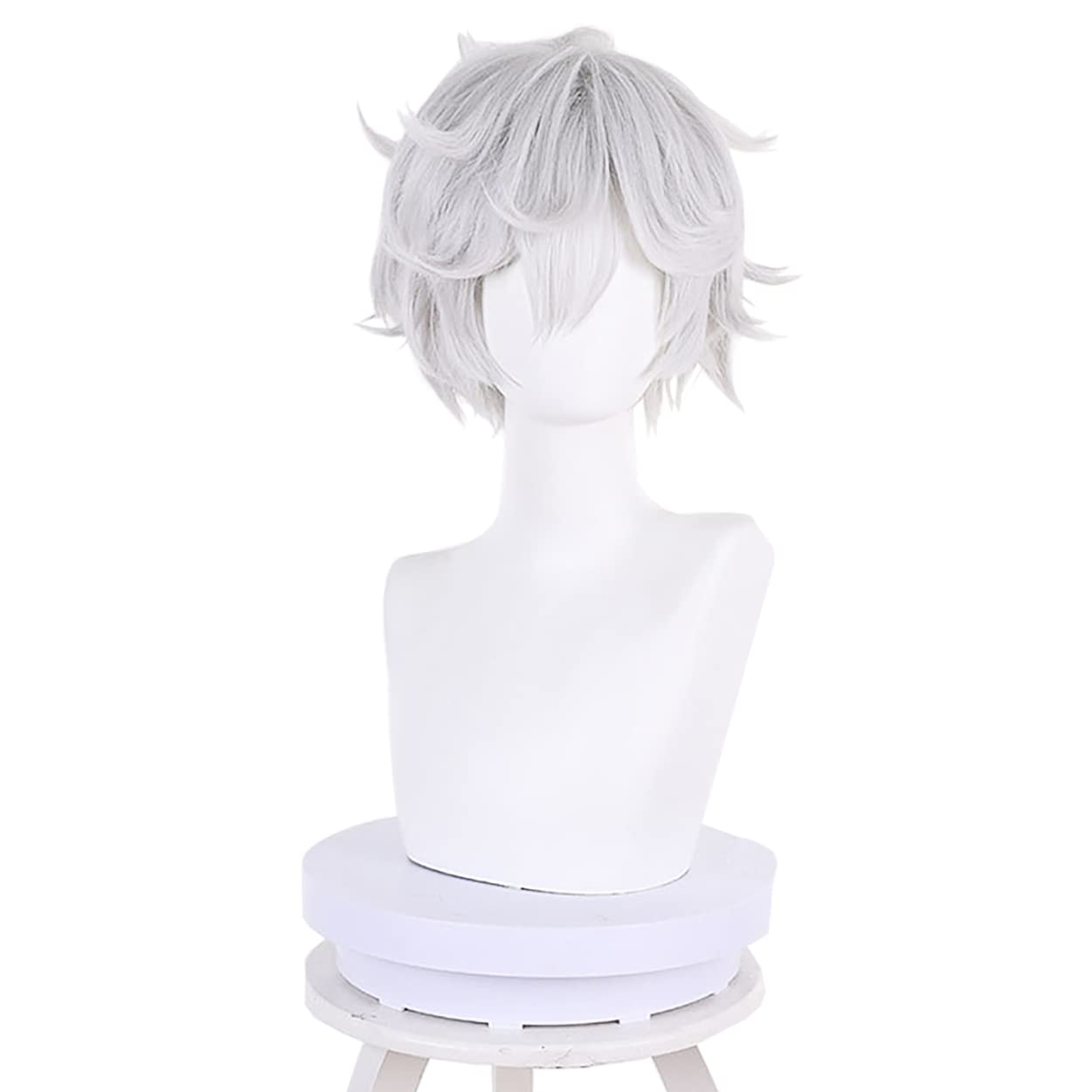 Gabimaru Wig Cosplay Anime Jig - Cosplay Anime White Hair ulasan dan harga