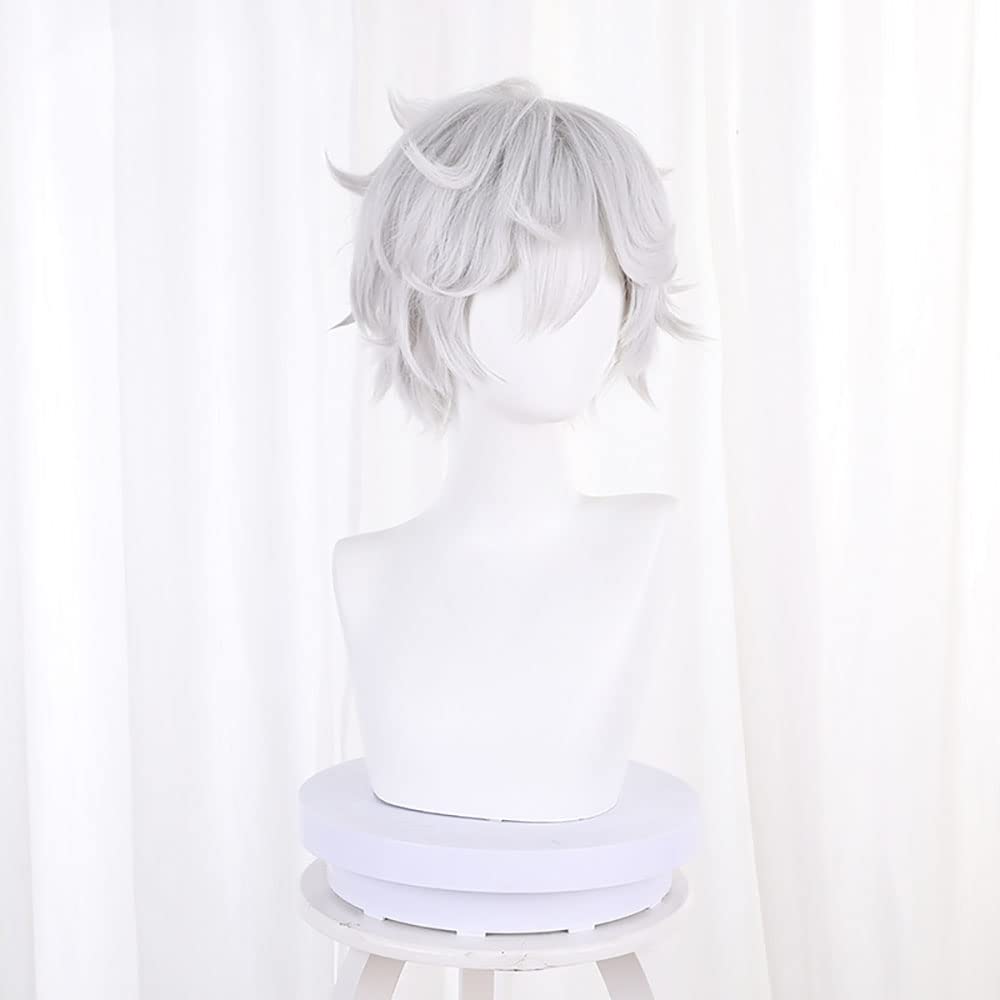 Gabimaru Wig Cosplay Anime Jig - Cosplay Anime White Hair ulasan dan harga