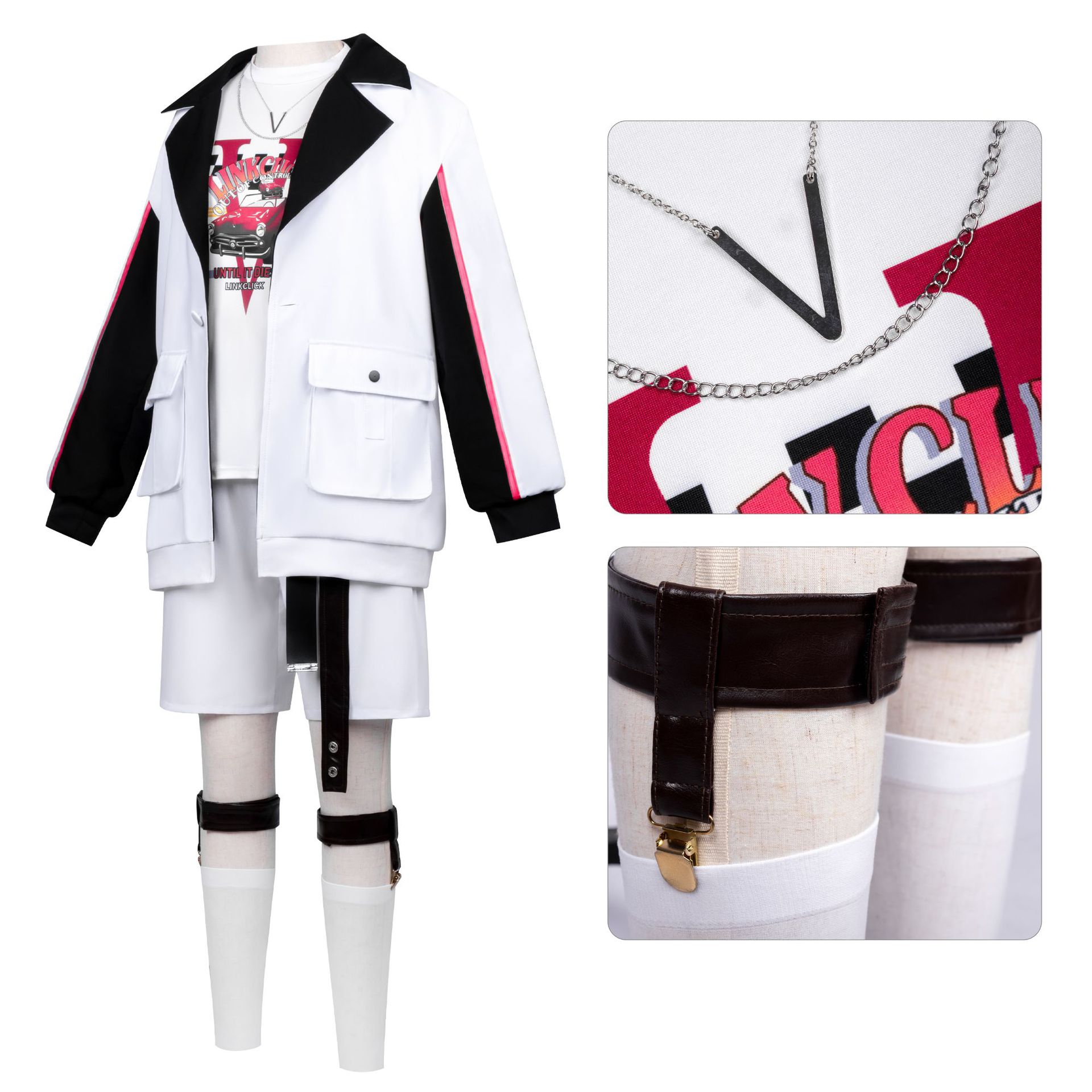 Link Click Cosplay Costume - L - Anime Cosplay Link ulasan dan harga