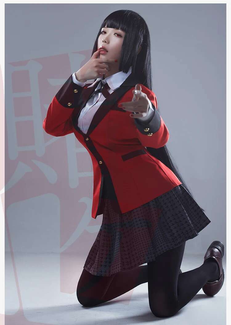 Anime Kakegurui Yumeko Jabami  - Anime Cosplay Yumeko ulasan dan harga
