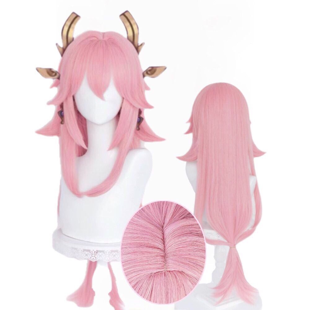 Genshin Impact Yae Miko Cospla - Cosplay Anime Yae Miko ulasan dan harga