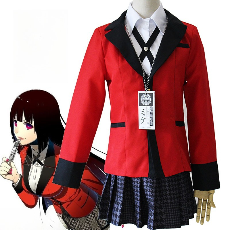 Anime Kakegurui Jabami Yumeko  - Anime Cosplay Yumeko ulasan dan harga